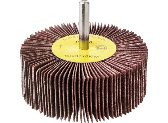 Ściernica trzpieniowa listkowa 80 x 30 x 6 mm P 80 Drel