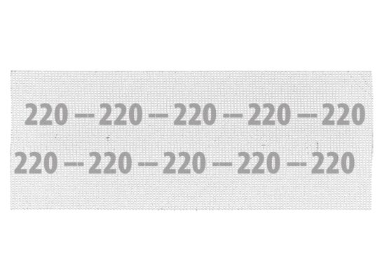 Siatka ścierna biała P220 Drel