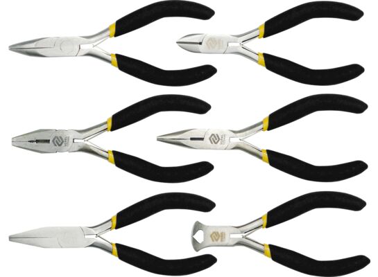 Szczypce elektroniczne 125 mm 6 części