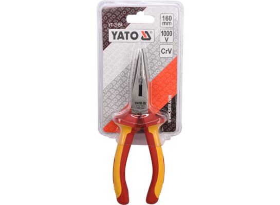 Szczypce wydłużone proste 160 mm VDE