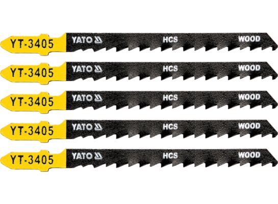 Brzeszczot do wyrzynarki drewno typ T 6TPI 5 sztuk