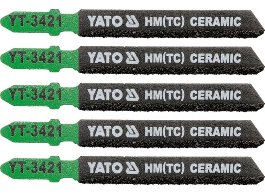 Brzeszczot do wyrzynarki ceramika typ T 5 sztuk