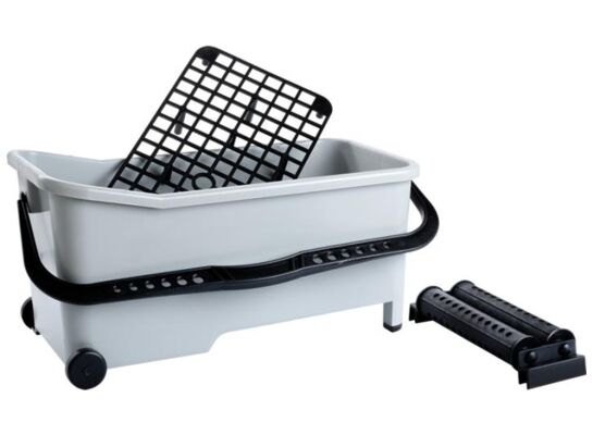 Wiadro glazurnicze prostokątne 20 l z rolkami Drel