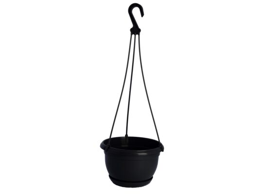 Doniczka MALTA wisząca 19 cm antracyt
