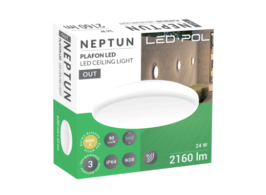 Plafon ORO-NEPTUN-24W-DW-MIC