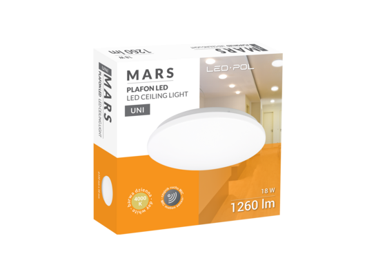 Plafon ORO-MARS-18W-DW-MIC