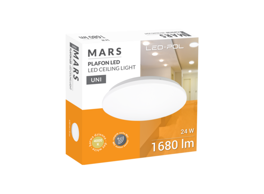Plafon ORO-MARS-24W-DW-MIC