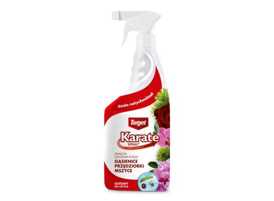 Środek szkodnikobójczy karate spray gąsienice, przędziorki, mszyce 750 ml