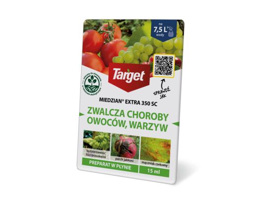 Środek grzybobójczy miedzian extra 350SC drzewa i krzewy owocowe, warzywa 15 ml