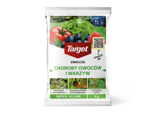 Środek grzybobójczy switch 62,5WG owoce, warzywa 4 g