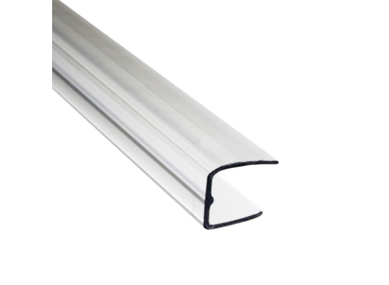 Profil zamykający U z poliwęglanu - 2,1 m do płyt gr. 8 i 10 mm