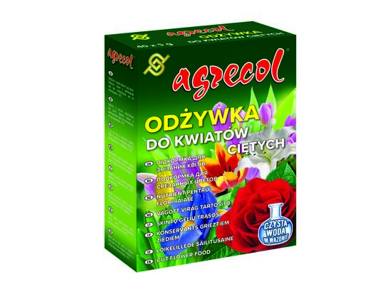 Odżywka do kwiatów ciętych 200 g 40 x 5 g Agrecol