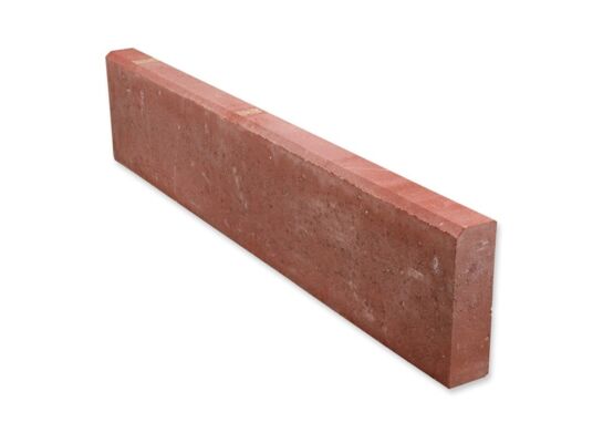Obrzeże betonowe 75 x 20 x 6 cm czerwone