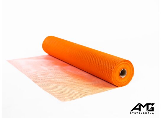 Siatka elewacyjna z włókna szklanego 160 g/m2 50 m pomarańczowa