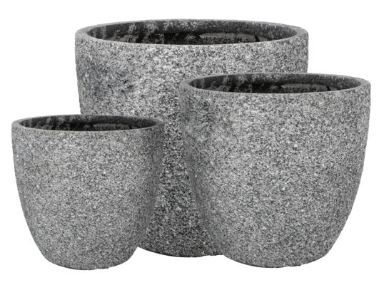 Donice okrągłe kpl. 3 sztuki