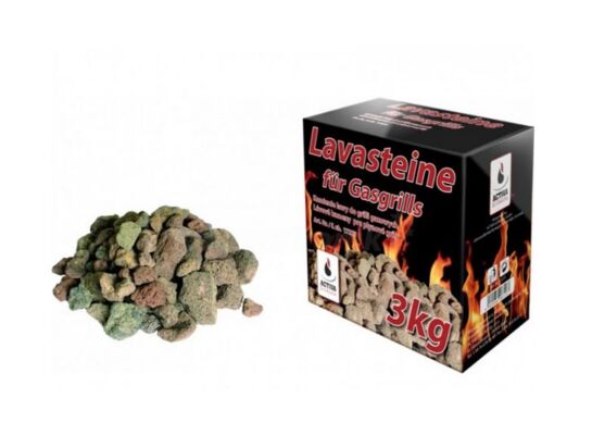 Kamienie lawy wulkanicznej do grilla gazowego 3 kg