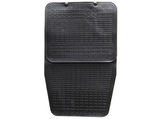 Dywaniki gumowe eco czarne (przód + tył) 4CAR 