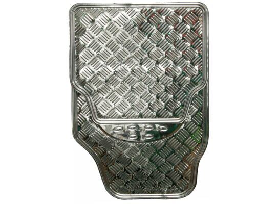 Dywaniki alu silver (przód + tył) 4CAR