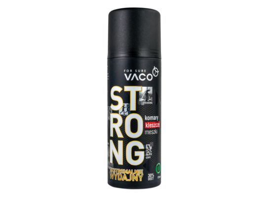 Spray na kleszcze komary i meszki deet 30% VACO STRONG