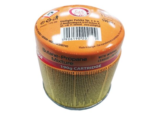 Kartusz gazowy nabijany 0,19 kg