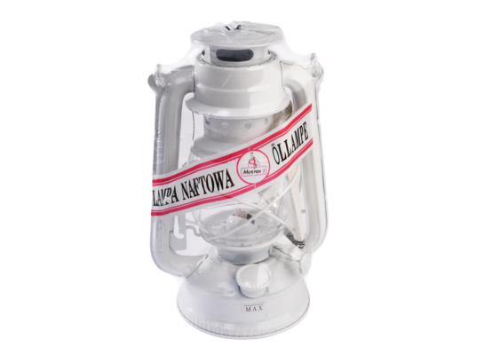 Lampa naftowa 24 cm biała