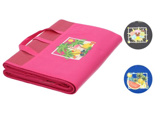 Mata plażowa z nadrukiem 150 x 200 cm mix wzorów