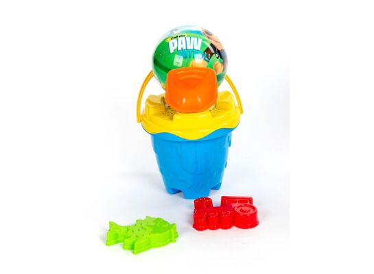 Zestaw do piasku castle + foremki + piłka gumowa Ø14cm