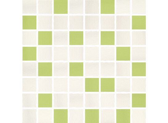 Mozaika LIRA WHITE-GREEN 25 x 25