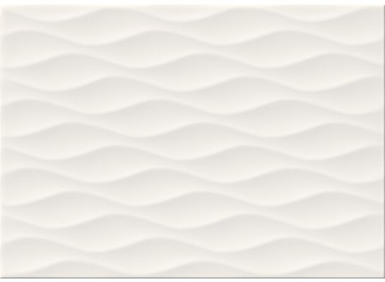Płytka ścienna TANIA WHITE MATT STRUCTURE 25 x 35 