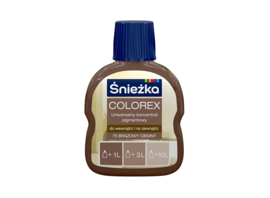 Colorex - Uniwersalny koncentrat pigmentowy 75-brąz ciemny 100 ml Śnieżka