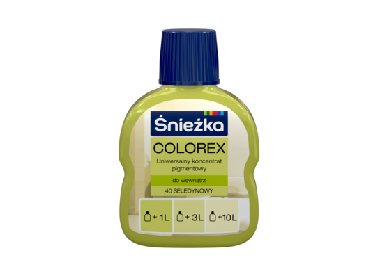 Colorex - Uniwersalny koncentrat pigmentowy 40-seledynowy 100 ml Śnieżka