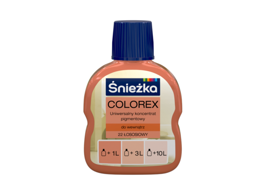 Colorex - Uniwersalny koncentrat pigmentowy 22-łososiowy 100 ml Śnieżka