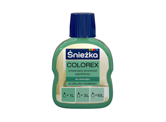 Colorex - Uniwersalny koncentrat pigmentowy 42-zielony wiosenny 100 ml Śnieżka
