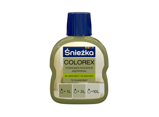 Colorex - Uniwersalny koncentrat pigmentowy 72-oliwkowy 100 ml Śnieżka