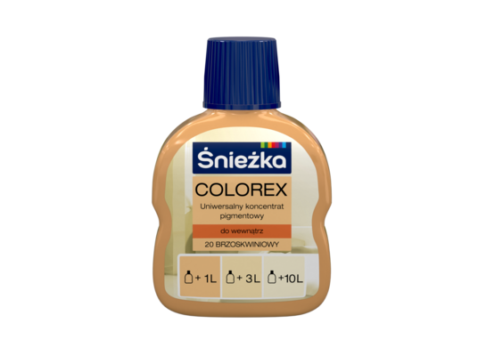 Colorex - Uniwersalny koncentrat pigmentowy 20-brzoskwiniowy 100 ml Śnieżka