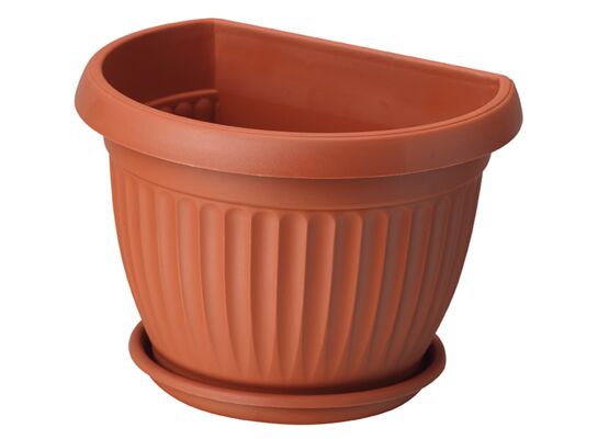 Osłonka naścienna DONA 30 z podstawką terrakota