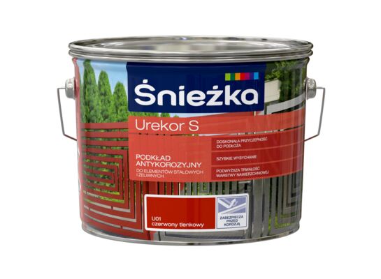 Podkład antykorozyjny Urekor S U01 czerwony tlenkowy 2,5 l Śnieżka