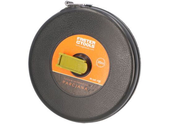 Taśma miernicza parciana 20 m x 12 mm FASTER TOOLS