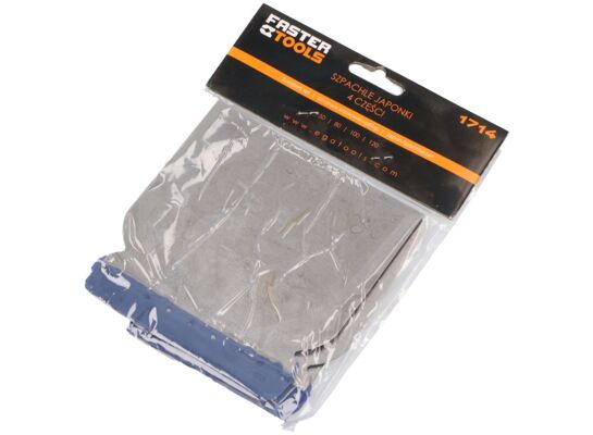 Szpachelki japonki - zestaw 4 szt. FASTER TOOLS