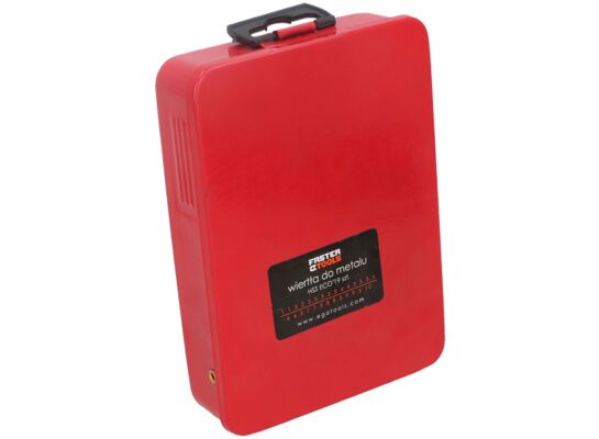 Wiertła do metalu - zestaw 19 szt. FASTER TOOLS