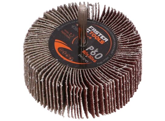 Ściernica listkowa z trzpieniem 80 x 30 mm 60 g FASTER TOOLS
