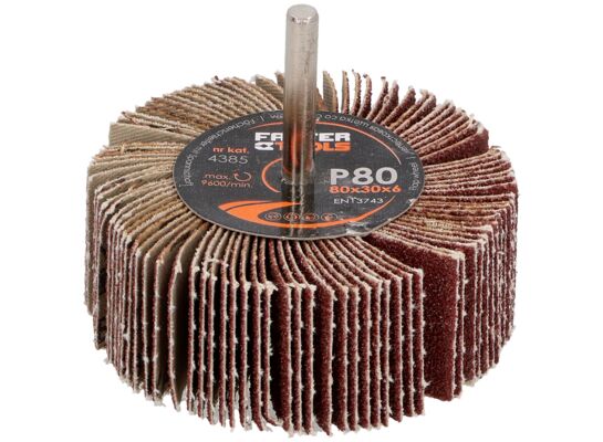 Ściernica listkowa z trzpieniem 80 x 30 mm 80 g FASTER TOOLS