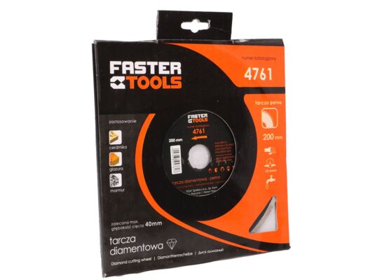 Tarcza diamentowa ciągła 200 x 25,4 mm FASTER TOOLS
