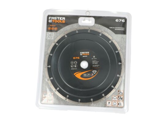 Tarcza diamentowa segmentowa 230 x 22,2 mm FASTER TOOLS
