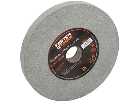 Tarcza do szlifierki stołowej 200 x 20 x 32 mm FASTER TOOLS