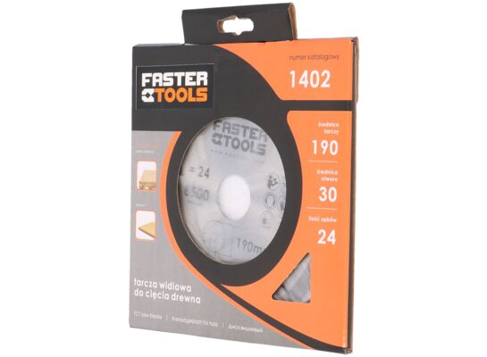 Tarcza widiowa do drewna 184 x 30 mm 36z. FASTER TOOLS