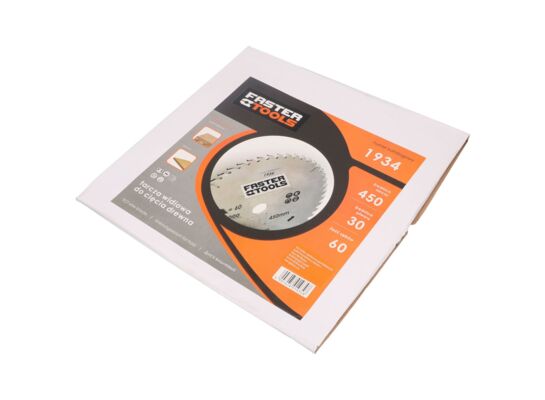 Tarcza widiowa do drewna 450 x 30 mm 60z. FASTER TOOLS