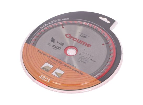 Tarcza widiowa do drewna 184 x 30 mm 48z. DRAUMET