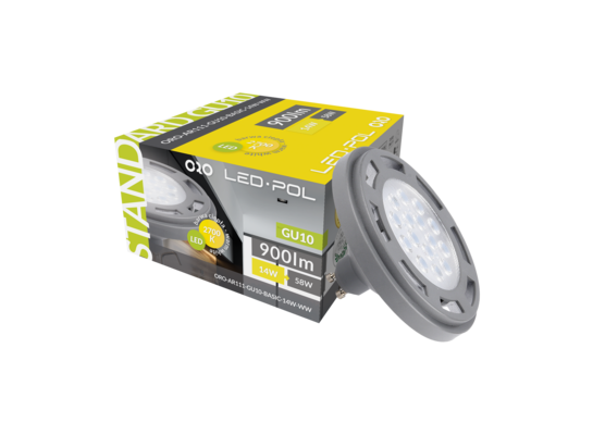 Żarówka LED ORO-AR111-GU10-BASIC-14W-WW