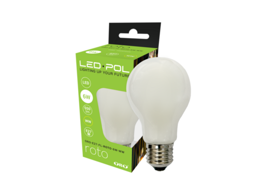 Żarówka Filament LED ORO-E27-FL-ROTO-6W-WW